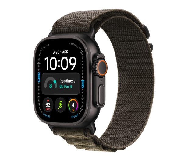 Apple 49mm Dark Olive Alpine Loop - Medium - Black Titanium Finish - 1594265 - zdjęcie 2
